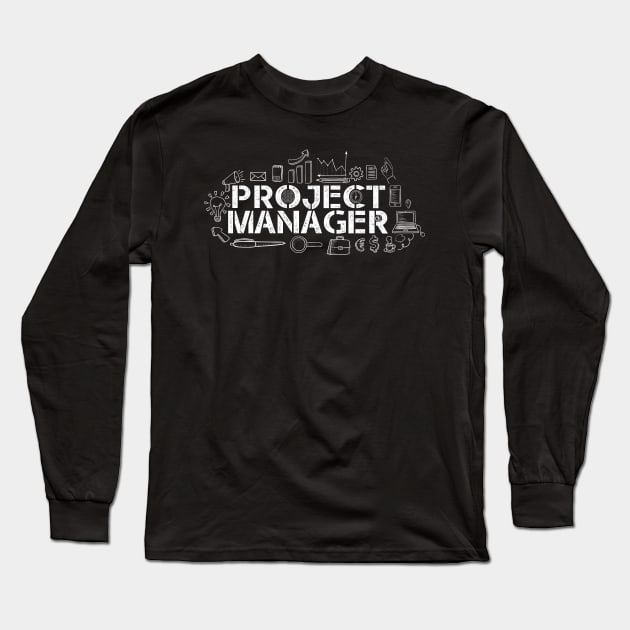 PROJECT MANAGER Long Sleeve T-Shirt by ilovemubs